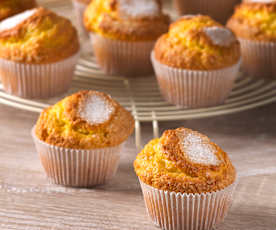 Magdalenas de mantequilla a la vainilla