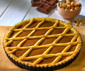 Crostata alla crema di cioccolato