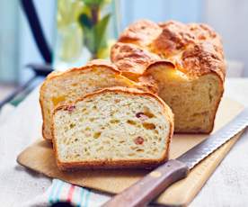 Schnelles Schinken-Käse-Brot