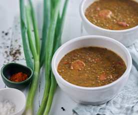 Zuppa di lenticchie e chorizo (Bimby Friend)