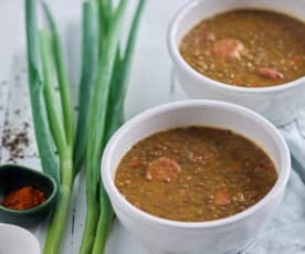 Lentil and Chorizo Stew