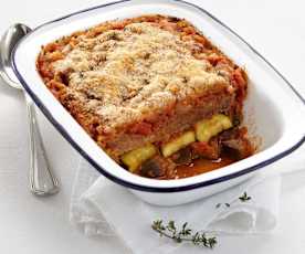 Zapiekanka z wołowiny z warzywami