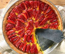 Crostata integrale alle fragole