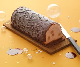 Bûche tout chocolat