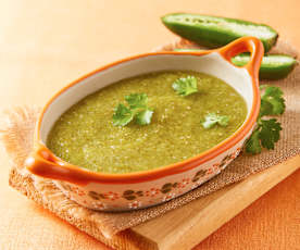 Salsa verde cocida