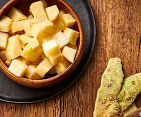 Apio nabo al vapor (500-800 g) en Varoma