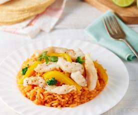 Cocina en niveles: arroz, pescado y brócoli - Demo - presentadores