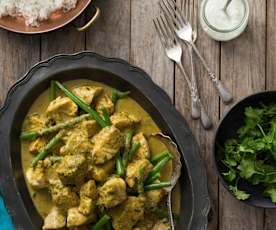 Balti coconut fish curry