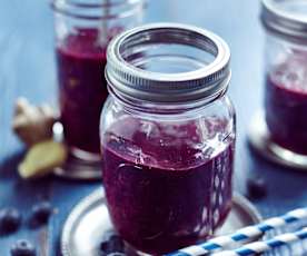 Blaubeer-Ingwer-Smoothie