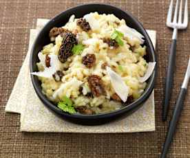 Risotto aux morilles