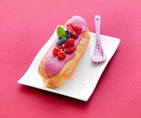 Eclairs aux fruits rouges