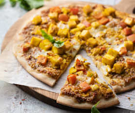 Piza paneer tikka