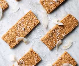 Pre-workout Bars à la noix de coco sans cuisson