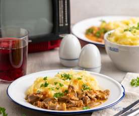 Gulasz z żołądków drobiowych