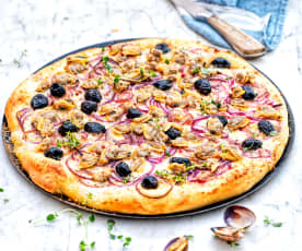 Pizza aux palourdes