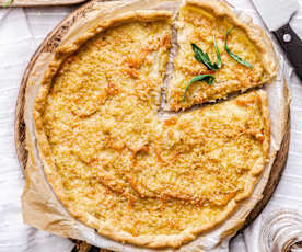 Smoked Salmon and Brie Quiche