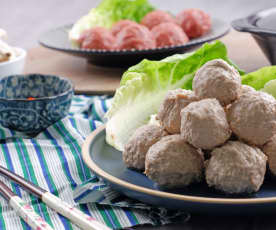 Mushroom Beef Balls