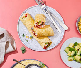 Pulled-Chicken-Tortillas