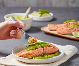 Sous-Vide Salmon with Lemon and Herbs