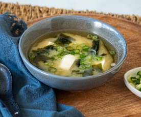 Homemade miso soup