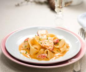 Pappardelle con bogavante
