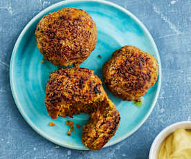 Kürbis-Frikadellen