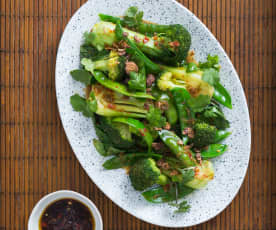 Steamed Chinese greens