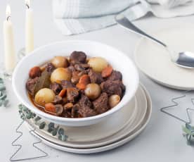 Boeuf bourguignon (Cocción lenta)