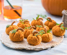 Calabacitas de queso con nueces