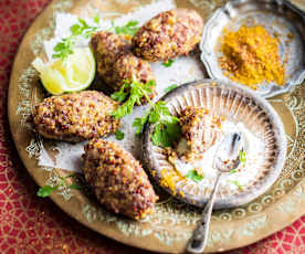 Kebbeh (Boulettes de boulgour et bœuf haché aux épices)