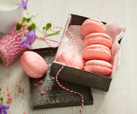 Macarons fraise-amaretto