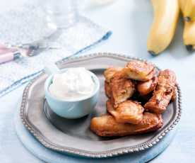 Banany smażone w cieście