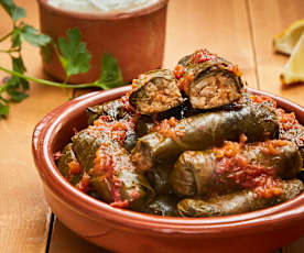 Κουπέπια με αμπελόφυλλα