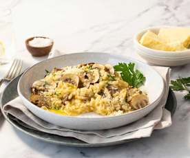 Mushroom risotto