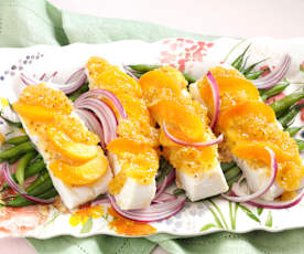 Halibut with Apricot Chutney