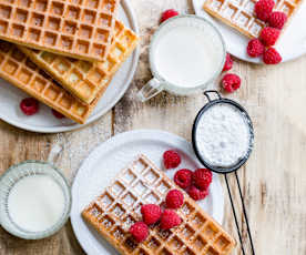 Gaufres au beurre demi-sel