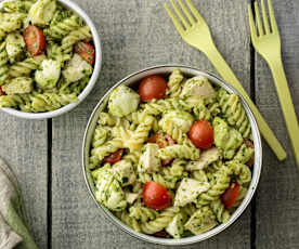 Chicken Caprese Pasta Salad