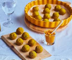 Polpette di tempeh alla curcuma (vegan)