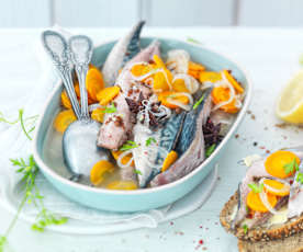 Maquereaux au vin blanc