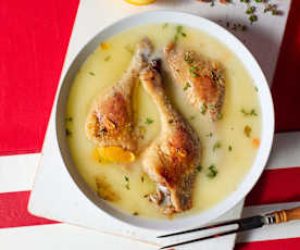 Confierte Entenkeulen