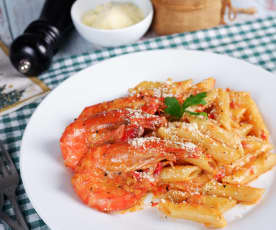 Penne Arrabbiata Udang