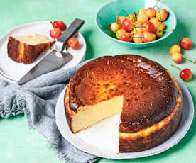 Dani Valent's Basque cheesecake