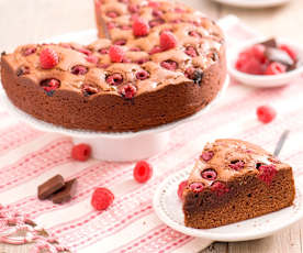 Brownie z malinami Justyny Bernaciak