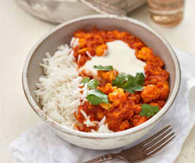 Κουνουπίδι tikka masala