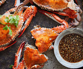 清蒸梭子蟹