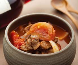番茄炖牛肉