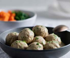 Boulettes de dinde sauce moutarde