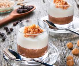 Bicchierino di latte e caffè