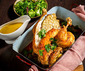 Nadziewany kurczak na Varomie