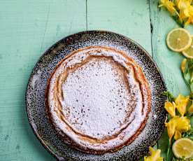 Bolo de requeijão e citrinos